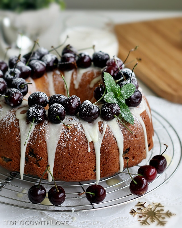 Christmas Pound Cake
 To Food with Love Cherry Cheese "Christmas Wreath" Pound Cake