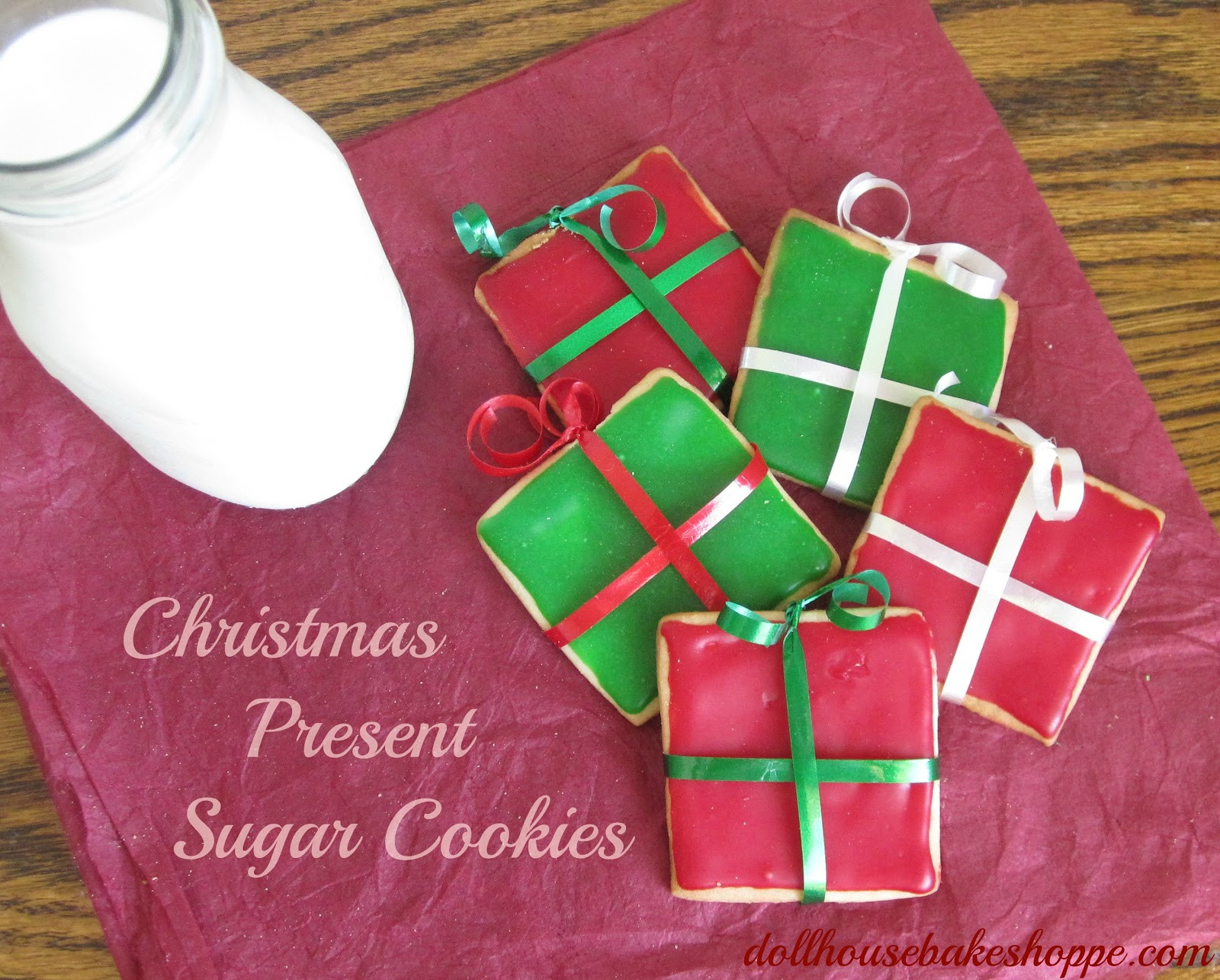 Christmas Present Cookies
 Christmas Present Sugar Cookies A Southern Fairytale