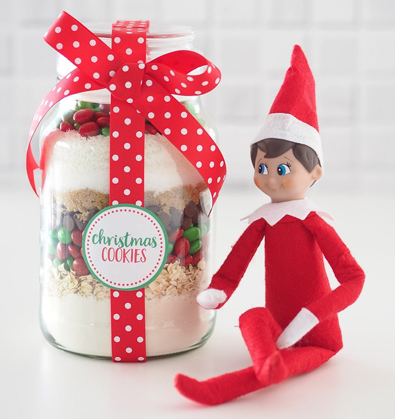 Christmas Present Cookies
 Gift Idea Christmas Cookie Mix in a Jar The Organised
