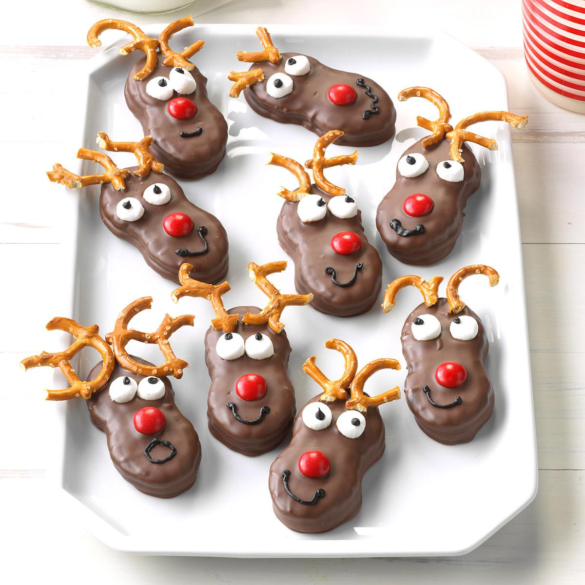Christmas Reindeer Cookies
 Holiday Reindeer Cookies Recipe