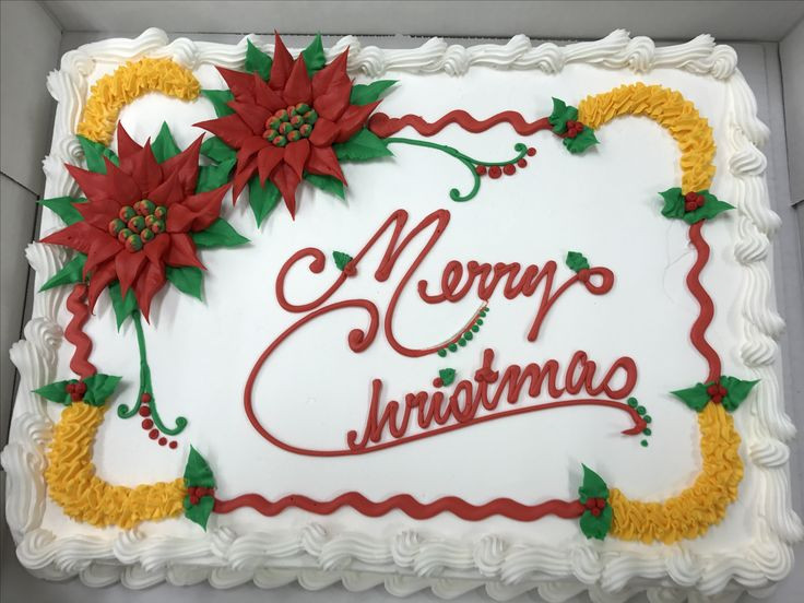 Christmas Sheet Cake Ideas
 17 Best images about Buttercream & fondant Sheet Cakes on