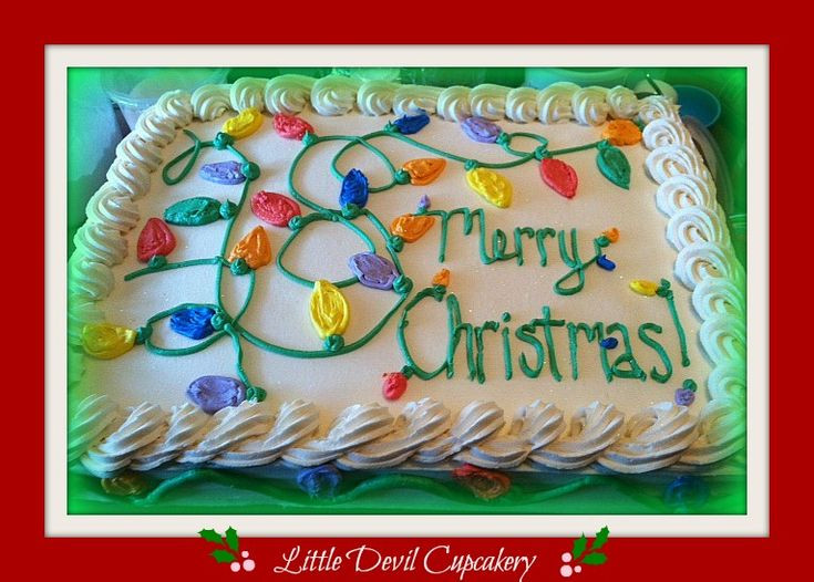 Christmas Sheet Cakes
 17 Best images about Sheet cakes on Pinterest