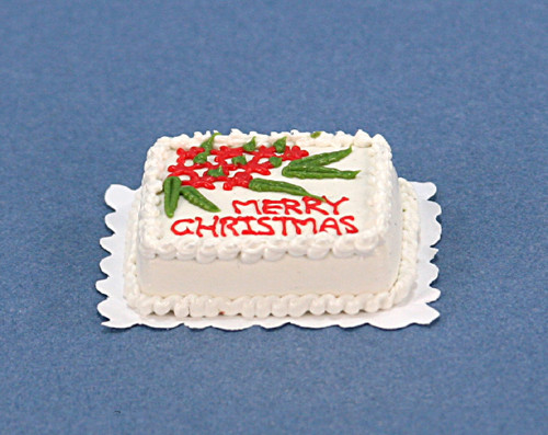 Christmas Sheet Cakes
 Dollhouse Miniature Christmas Sheet Cake STC006