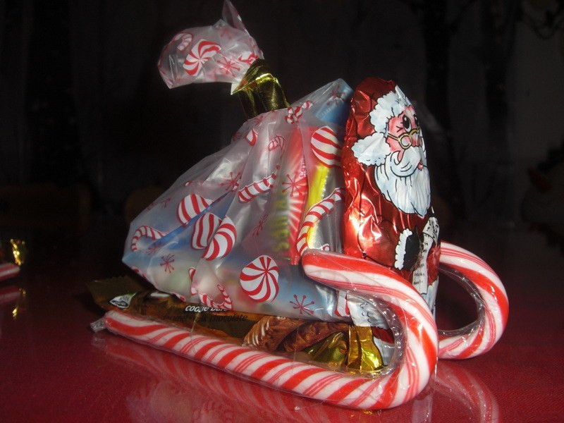 Christmas Sleigh Candy Craft
 Santa s Candy Sleigh