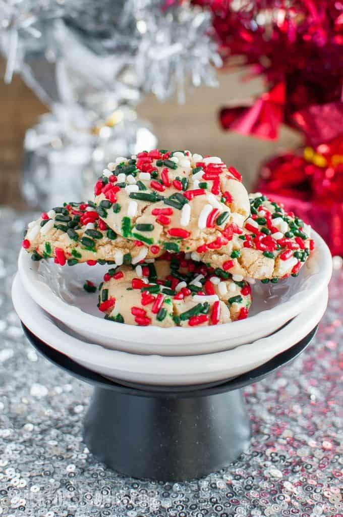Christmas Sprinkle Cookies
 Christmas Sprinkle Cookies Back for Seconds