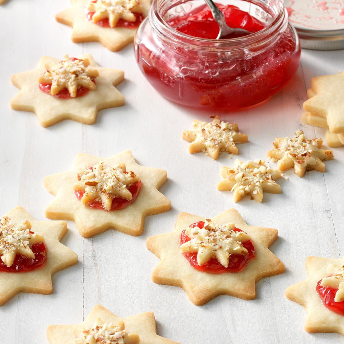 Christmas Star Twisted Bread
 Almond Raspberry Stars Recipe