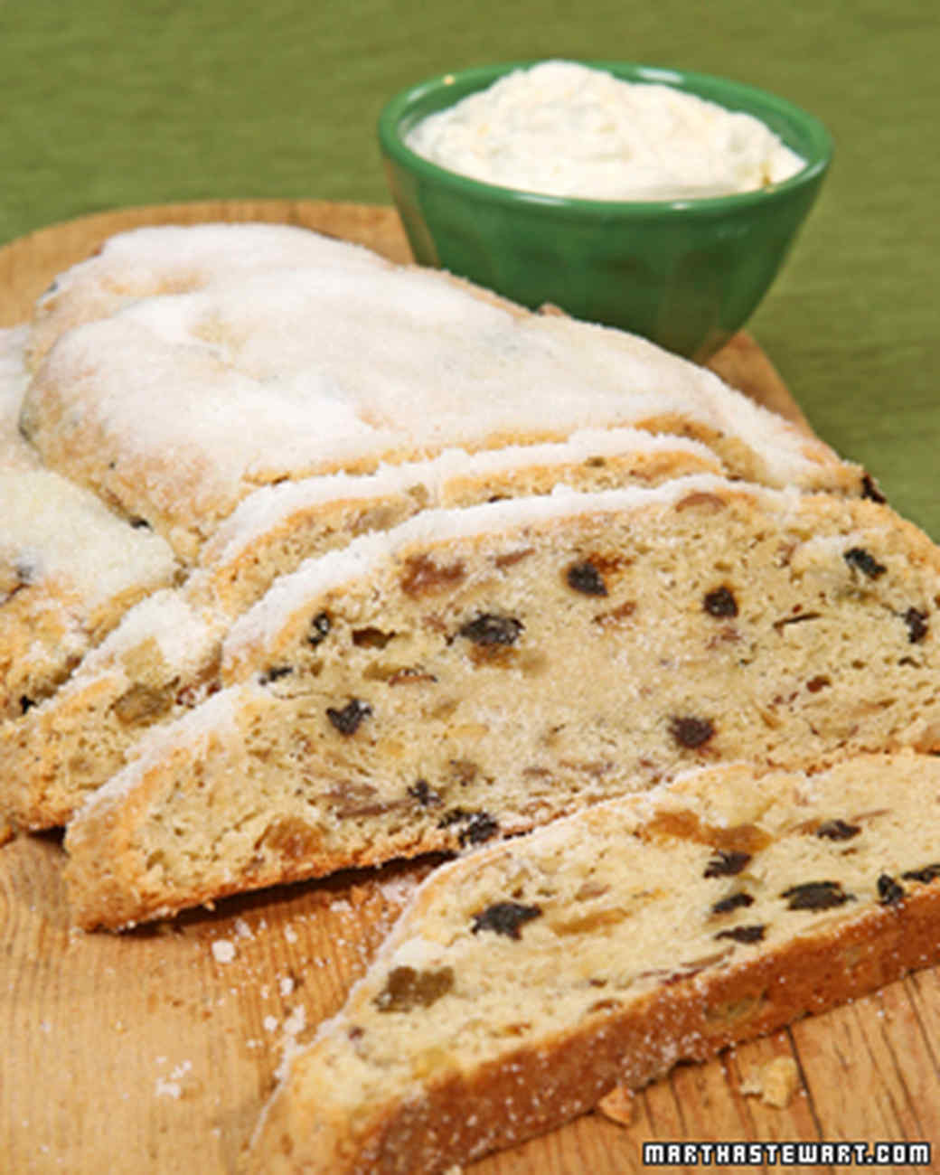 Christmas Stollen Bread
 Holiday Fruitcake and Sweet Bread Recipes