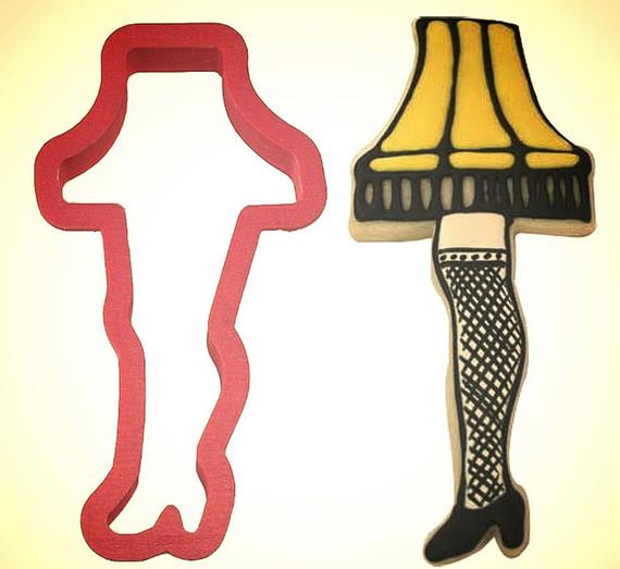 Christmas Story Cookies
 Leg Lamp Cookie cutter Christmas Story cookie cutter