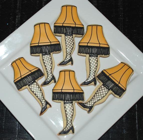 Christmas Story Lamp Cookies
 A Christmas Story Leg Lamp Cookies e Dozen by
