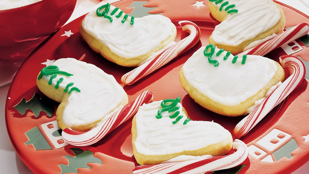 Christmas Sugar Cookies Pillsbury
 Holiday Sugar Cookie Skates recipe from Pillsbury