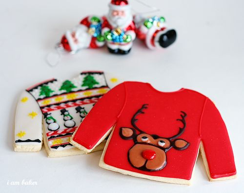 Christmas Sweater Cookies
 Sugar Cookie Troubleshooting i am baker