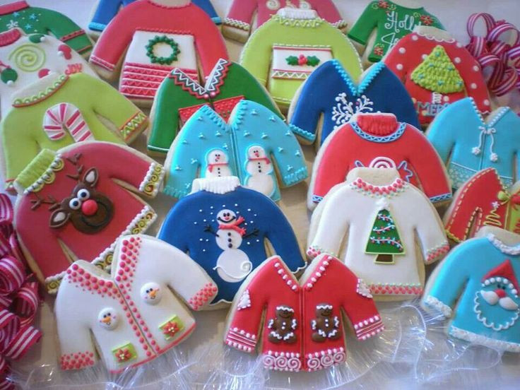 Christmas Sweater Cookies
 Ugly Christmas Sweater Party Ideas The Ultimate Guide