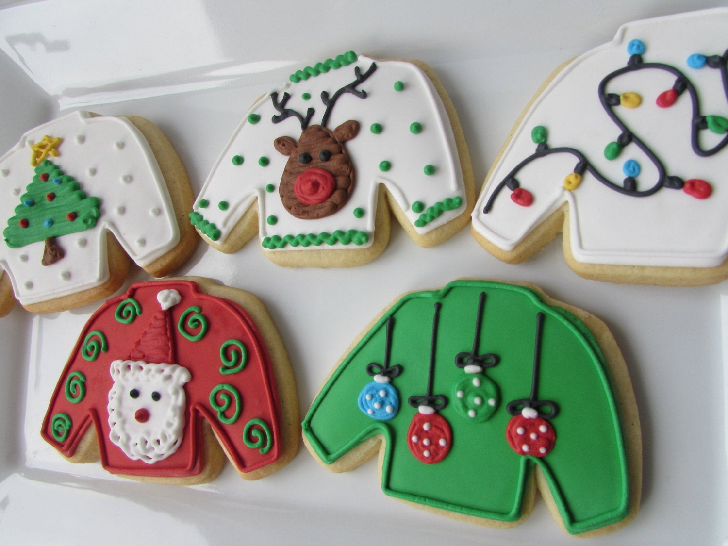 Christmas Sweater Cookies
 Ugly Sweater Cookies Christmas Cookies Christmas Favors
