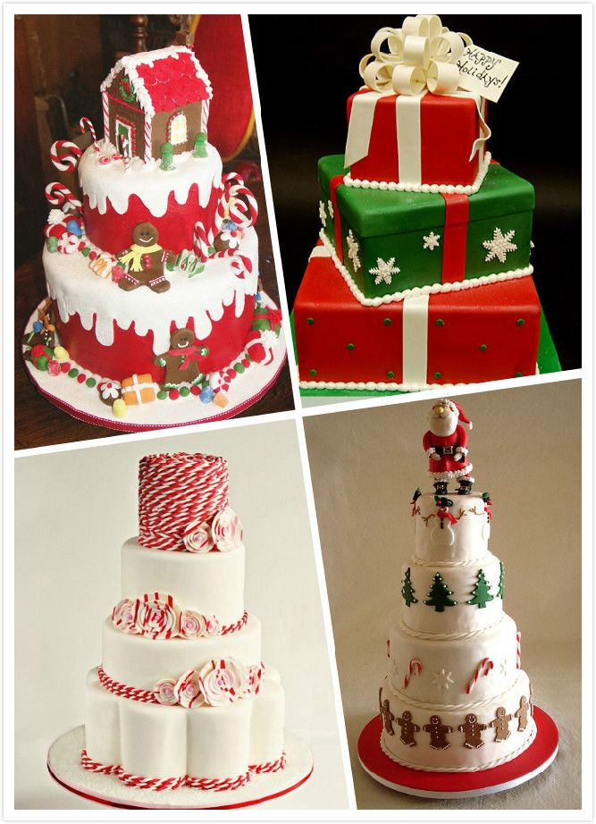 Christmas Themed Cakes
 Christmas Wedding Theme