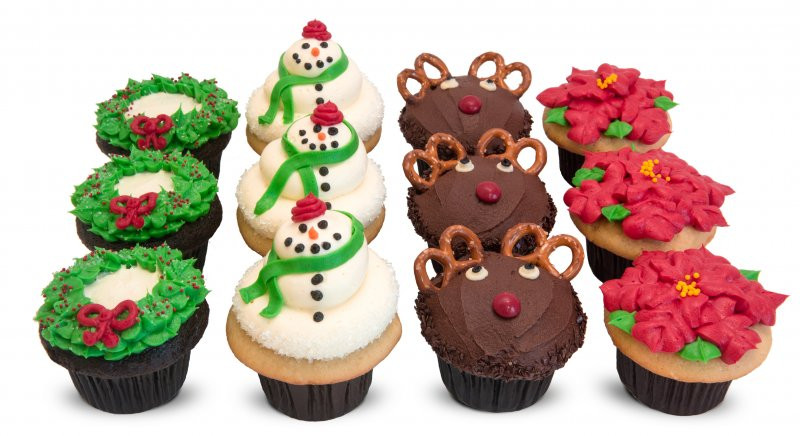 Christmas Themed Cupcakes
 Christmas Dozen