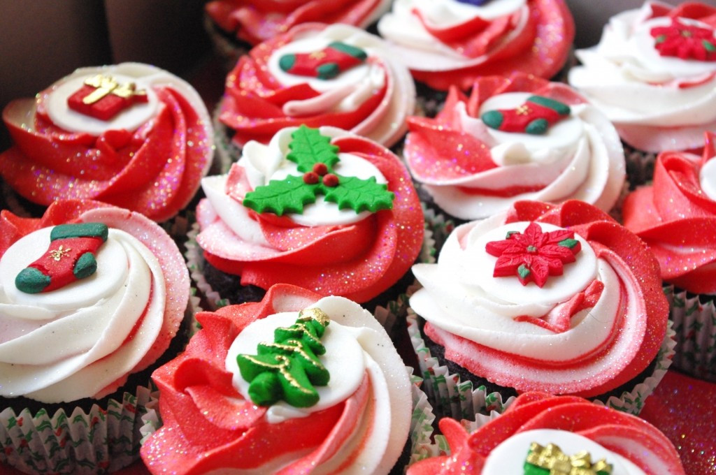 Christmas Themed Cupcakes
 Christmas themed Cupcakes