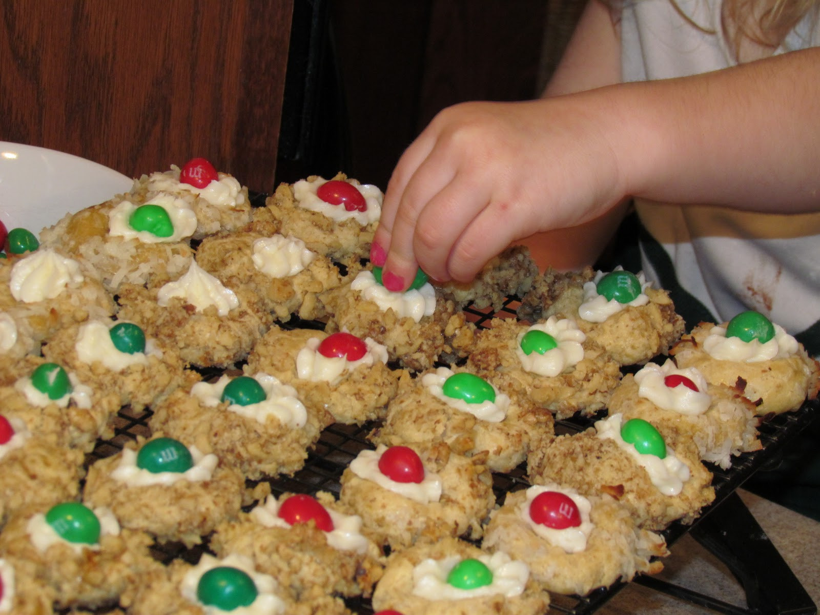 Christmas Thumbprint Cookies
 There s no place like Home Christmas Thumbprint Cookies