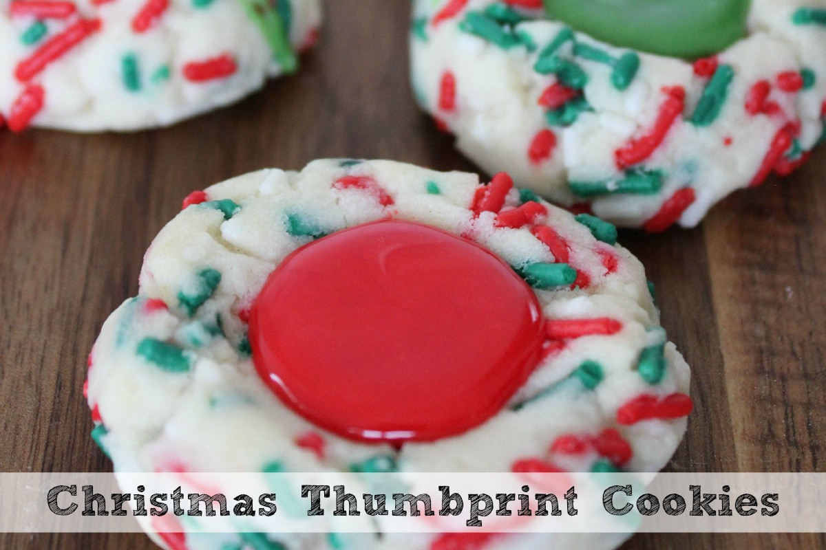 Christmas Thumbprint Cookies Recipe
 Easy Christmas Thumbprint Cookies