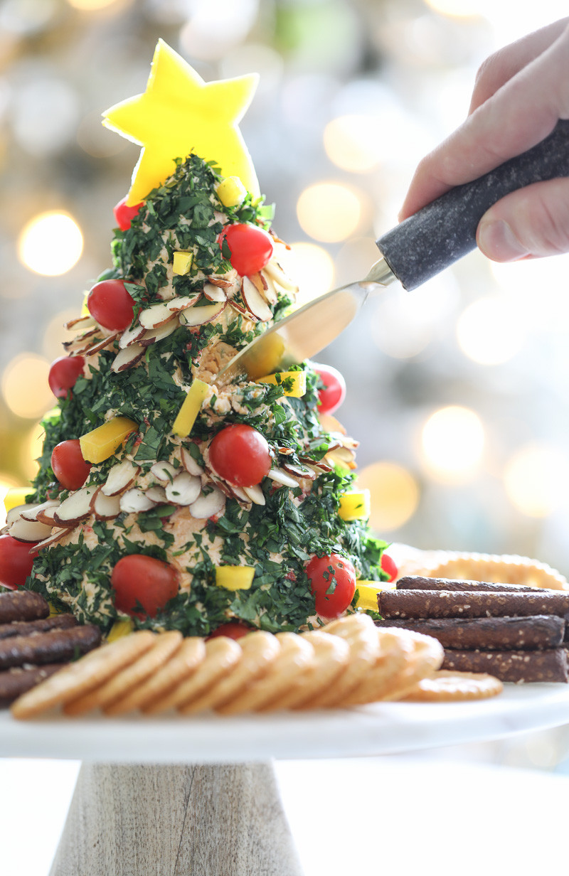 Christmas Tree Appetizers Recipes
 A Festive Christmas Tree Cheese Ball Appetizer Recipe