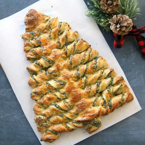 Christmas Tree Bread Recipe
 Christmas Tree Spinach Dip Breadsticks Recipe – iSeeiDoiMake