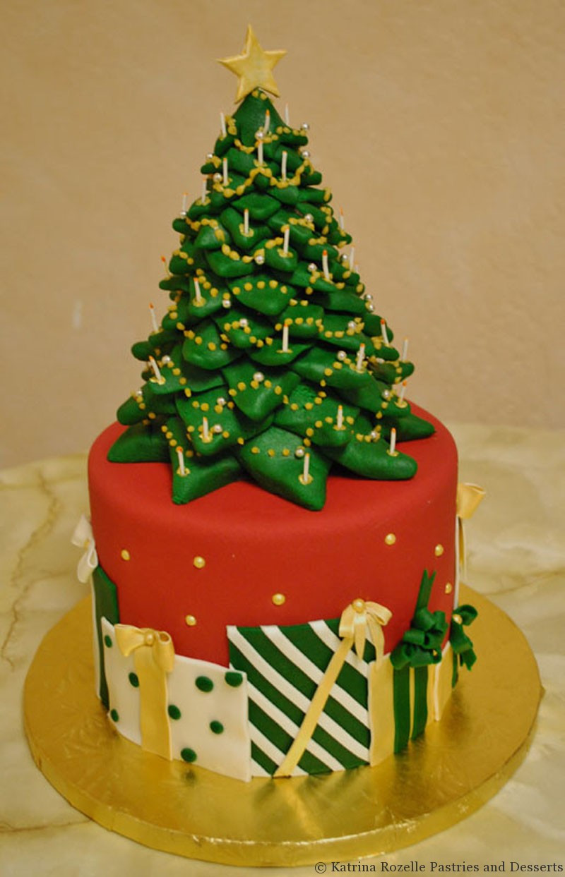 Christmas Tree Cakes
 Katrina Rozelle Pastries & Desserts