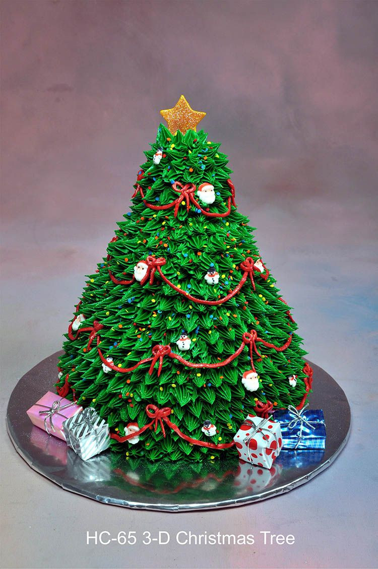 Christmas Tree Cakes
 3D Christmas cakes