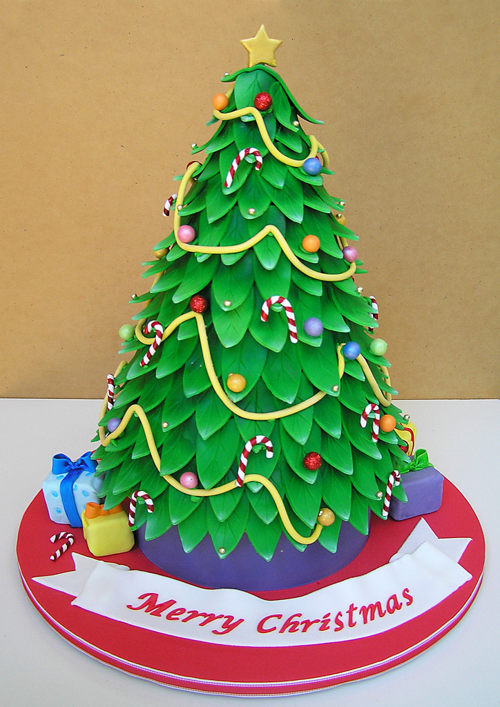 Christmas Tree Cakes
 Festivals christmas tree cake pictures latest