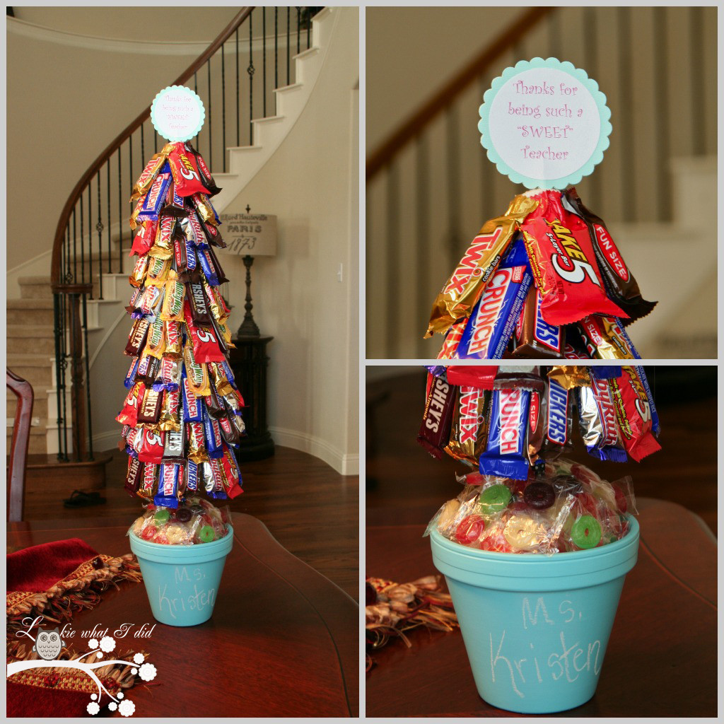 Christmas Tree Candy
 Lookie What I Did A Candy Topiary