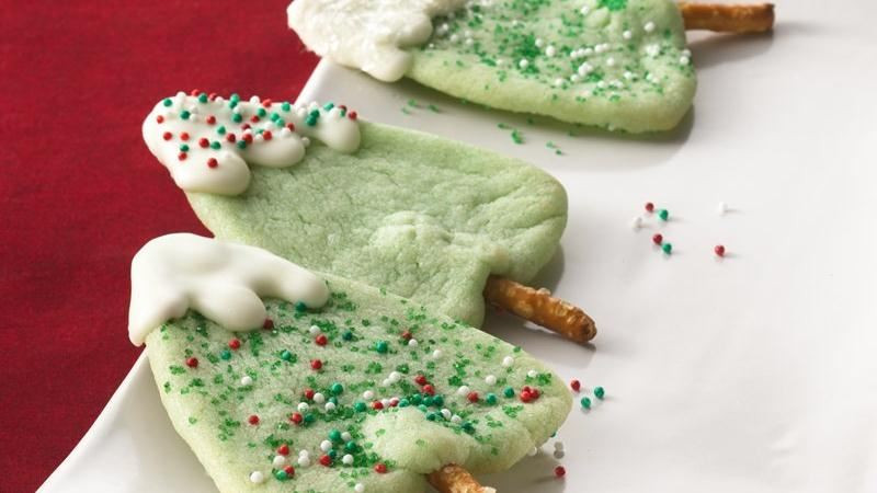 Christmas Tree Cookies Recipe
 Snow Capped Christmas Tree Cookies recipe from Betty Crocker