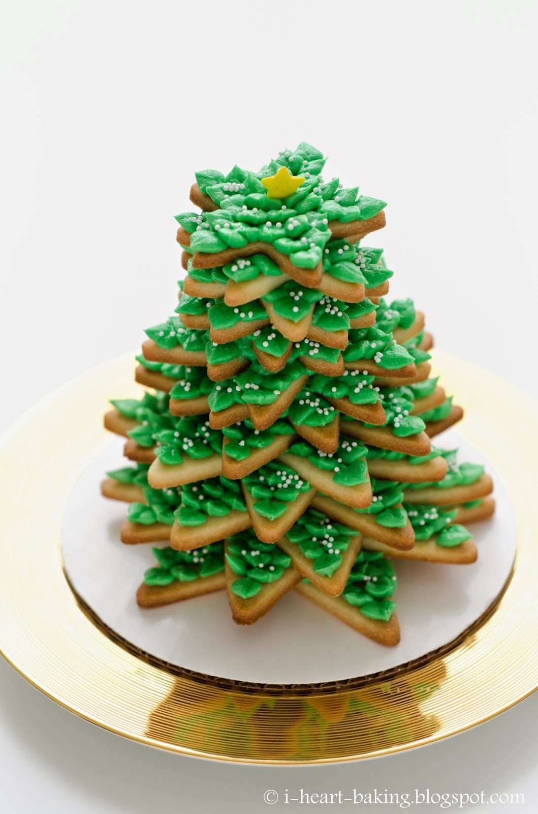 Christmas Tree Cookies Recipe
 i heart baking 3D cookie christmas tree