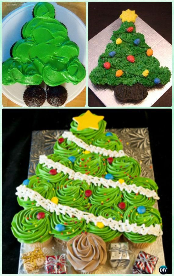 Christmas Tree Cupcake Cakes
 Best 25 Cupcake cakes ideas on Pinterest