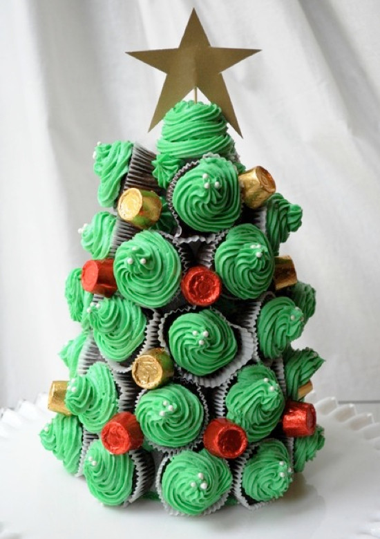 Christmas Tree Cupcake Cakes
 9 Creative Christmas Cupcake Ideas Kids Kubby