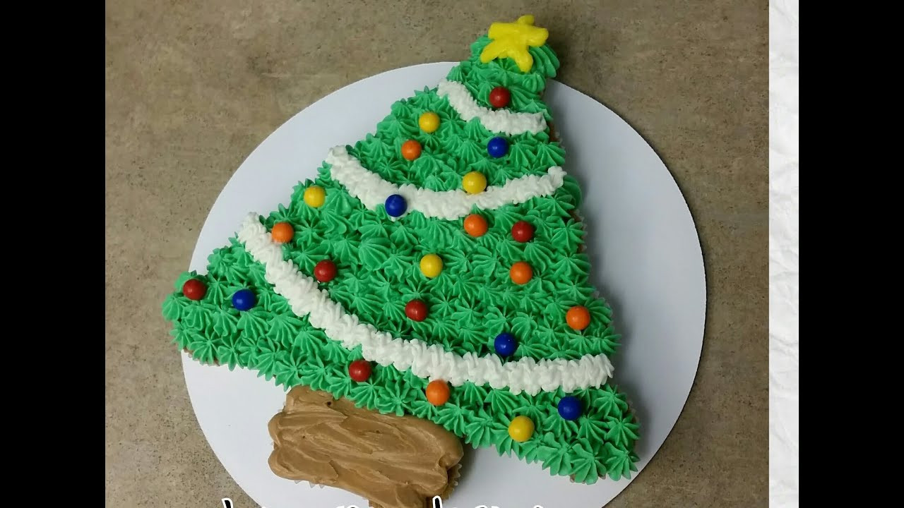 Christmas Tree Cupcake Cakes
 Christmas Tree Pull apart Cupcake CAKE Cake Decor