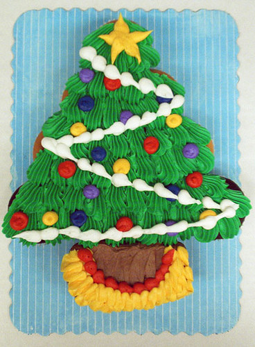 Christmas Tree Cupcakes Cake
 Carpe Cupcakes Christmas Tree Cupcake Cakes