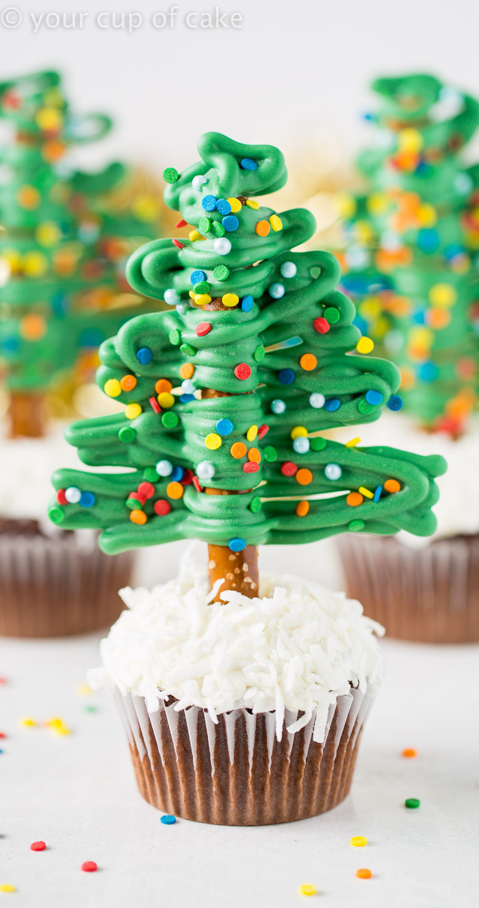 Christmas Tree Cupcakes Cake
 Easy Christmas Tree Cupcakes Your Cup of Cake