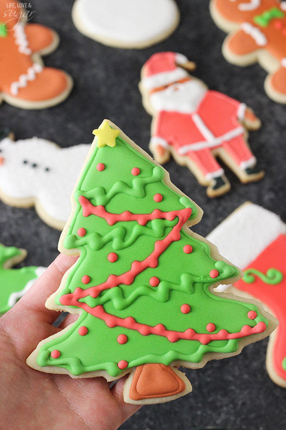 Christmas Tree Cut Out Cookies
 Christmas Tree Cutout Sugar Cookies s and