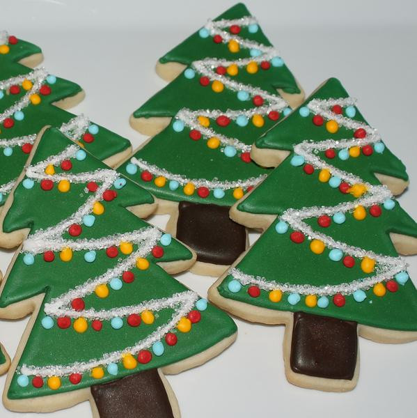 Christmas Tree Cut Out Cookies
 Decorated Tree Sugar Cookies – Sweet Seidner s Bake Shop