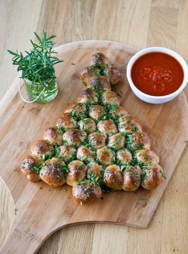 Christmas Tree Pull Apart Bread
 Eclectic Recipes Cheese Stuffed Christmas Tree Pull Apart