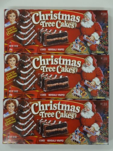 Christmas Tree Snack Cakes
 Little Debbie Christmas Tree Cakes Chocolate 3 Boxes 15
