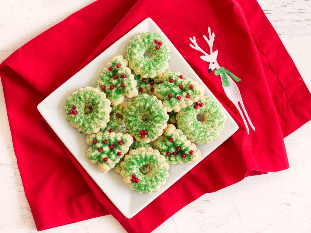Christmas Tree Spritz Cookies
 Holiday Butter Spritz Cookies If You Give a Blonde a Kitchen