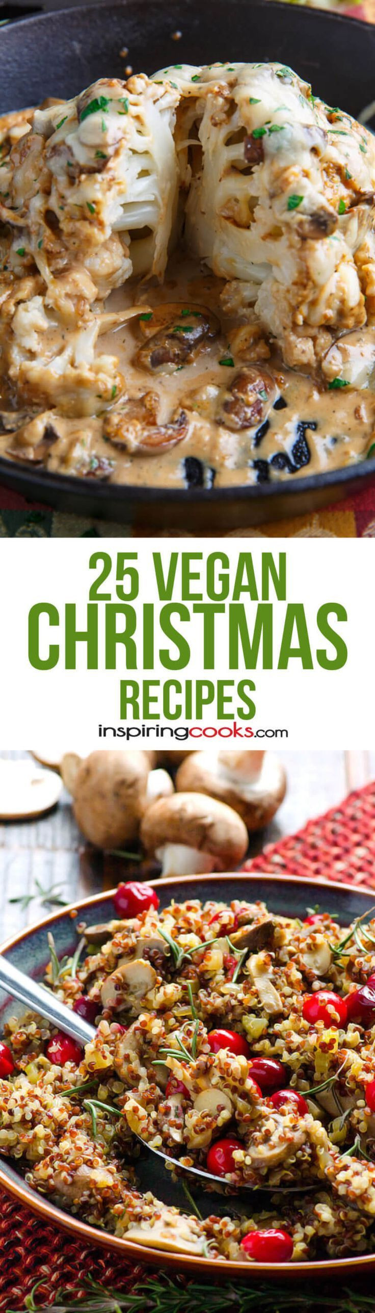 Christmas Vegan Recipes
 Best 25 Ve arian christmas recipes ideas on Pinterest