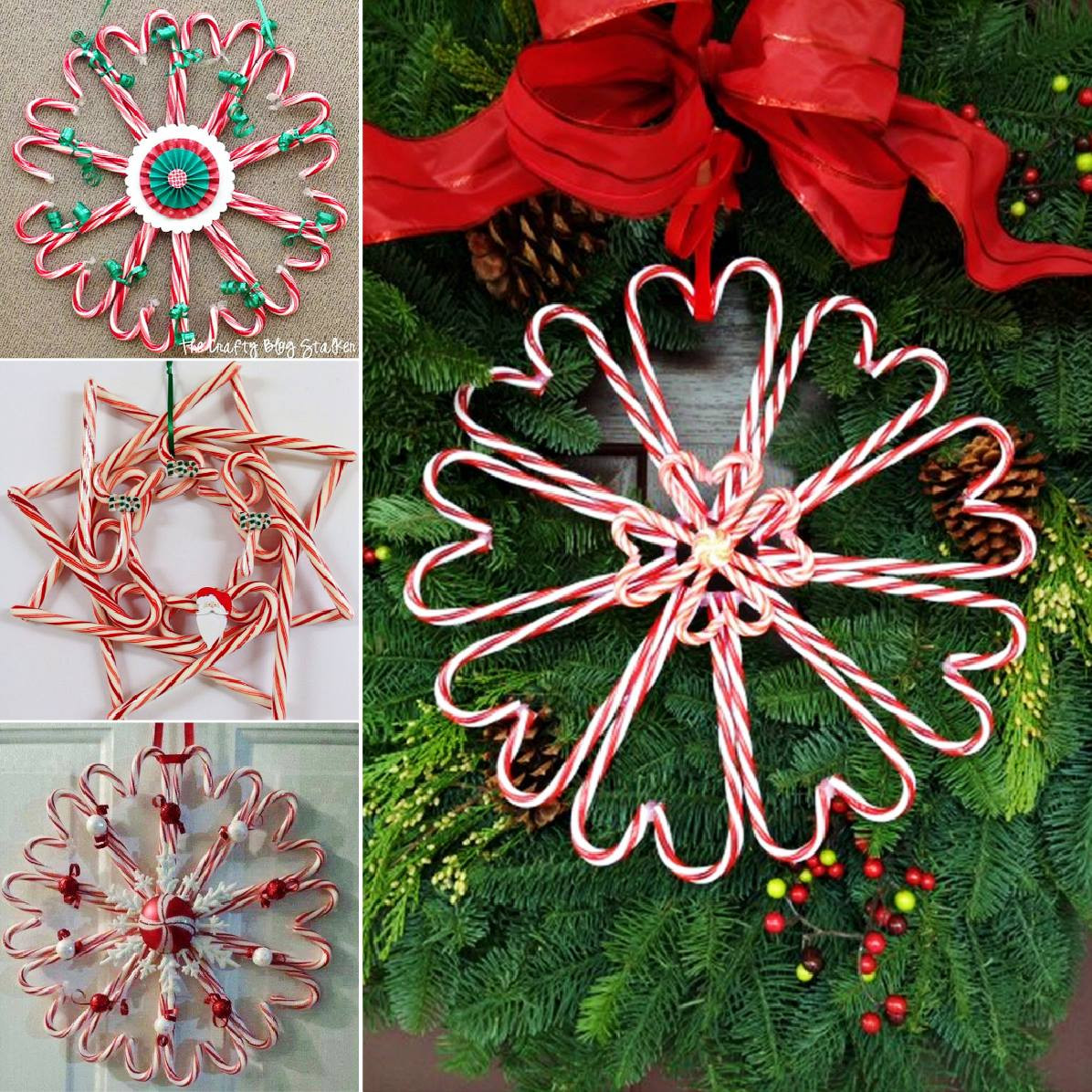 Christmas Wreath Candy
 Wonderful DIY Easy Ribbon Christmas Wreath