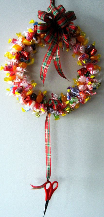 Christmas Wreath Candy
 341 best images about Holiday Bazaar Craft Ideas on
