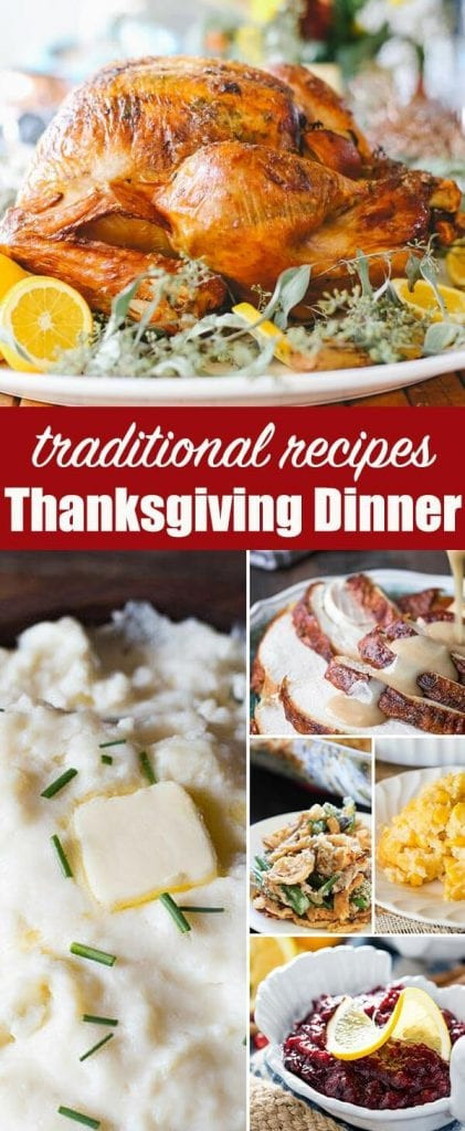 Classic Turkey Recipes Thanksgiving
 Traditional Thanksgiving Dinner Menu Recipes Turkey