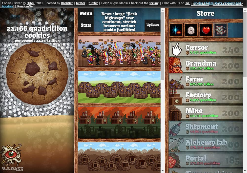 Cookie Clicker Christmas Cookies
 Cookie er game Funny Games