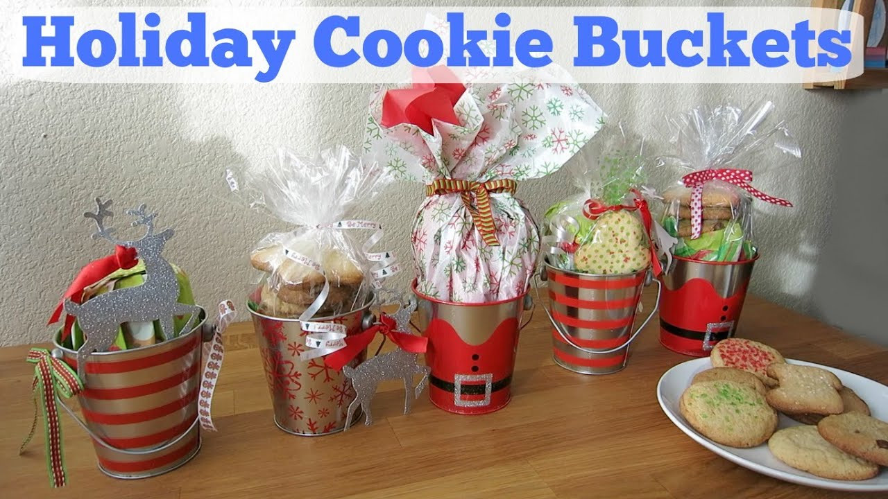 Cookies For Christmas Gifts
 DIY Holiday Cookie Buckets