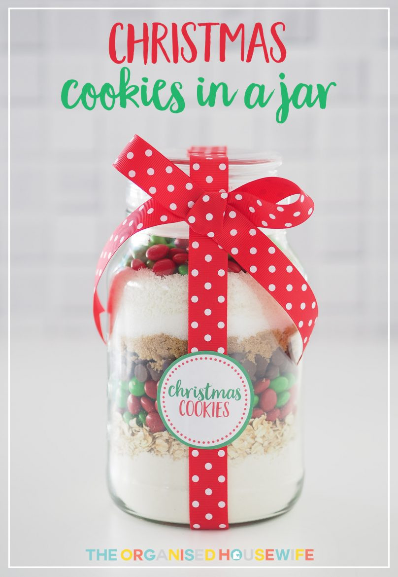 Cookies For Christmas Gifts
 Gift Idea Christmas Cookie Mix in a Jar The Organised