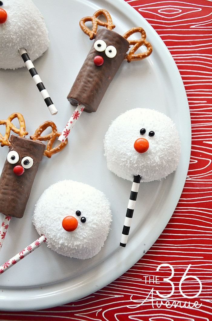 Cookies To Make For Christmas
 Christmas Treats Reindeer and Snowman The 36th AVENUE