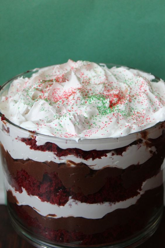 Cool Christmas Desserts
 Christmas Trifle Recipe