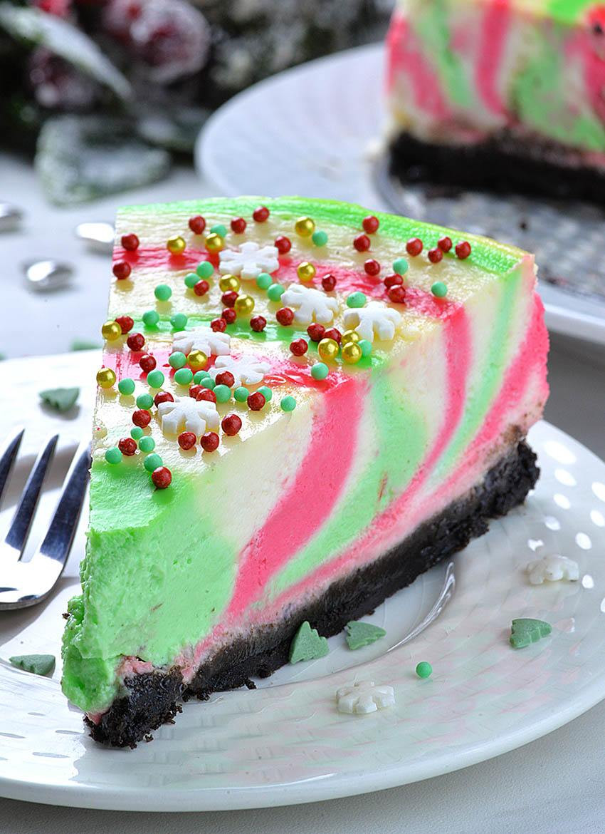 Cool Christmas Desserts
 Christmas Cheesecake